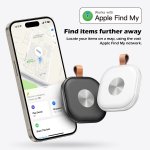 Malý gps lokátor s bluetooth na kluce klucenka - vyhladavac klucov na mobil (Apple Find My)