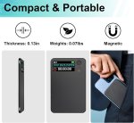 Smart audio AI záznamník hlasu ultratenký - prepis textu + prekladač s podporou 100+ jazykov + 64GB pamäť