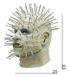 Maska na obličej Hellraiser Pinhead – hororová maska na Halloween pro děti i dospělé