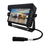 Monitor de coche 1920x1200px 7" LCD - Entrada de vídeo 3CH para cámaras AHD/CVBS y VGA