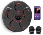 Terč pro boxování elektronický – boxovací terč s hudbou + LED osvětleně + Bluetooth