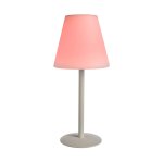 RETRO solárna LED lampa záhradná s RGB/bielym svetlom a 1200mAh bateriou