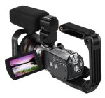 4K videokamera Ordro AZ50 s WiFi + nočné videnie + makro a teleobjektív + LED osvetlenie + praktický kufrík