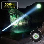 LED baterka so ZOOMOM UItra silná – 3000m dosvit + 8800 mAh batéria + USB nabijatelna + 5 režimov