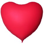 Srdce valentýnské fóliové XXL – balon ve tvaru srdce 140 cm