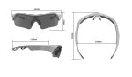 Smart cyklistické okuliare s Bluetooth, reproduktormi a polarizačnými sklami UV400