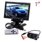 Безжична камера за заден ход с 15 IR LED + LCD 7"