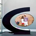 Fotorámeček levitující magnetický – rám na fotky vznášející se + RGB LED osvětlení
