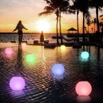 Reproduktor plávajúci na vode ako balón s 5W Bluetooth IP67 vodotesný - RGB LED farebný
