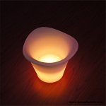 LED Vedro na chladené nápoje IP44 svietiace veľké + 8 farebných režimov a diaľkové ovládanie