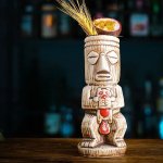Pohár na drinky keramický – Koktejlový pohár Tiki Samif, 450 ml