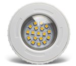 Svetla do bazena vodotesné IP68 s 3W svetlo LED biele 3000K - 103mm pre vinylové bazény alebo jazierka
