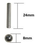 Farebné tyčinky magnetické + 27 guličiek strieborných neodymové