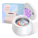 Ultrazvukový čistič zubných protéz a šperkov - UV-C + 45 kHz + 210 ml