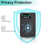 Smart audio AI záznamník hlasu ultratenký - prepis textu + prekladač s podporou 100+ jazykov + 64GB pamäť