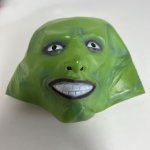 Maska na obličej z filmu MASK zelená – karnevalová maska pro děti i dospělé