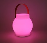 Lampáš RGB farby - prenosné LED svetlo o zmenou 8 farebných módov vonkajšie IP44 vodotesný