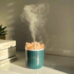 Lampa soľná himalájska so zvlhčovačom vzduchu – soľná lampa + aroma difuzér USB 5V