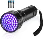 UV baterka na detekciu – 395nm ultrafialové svetlo + 51 LED svetlo