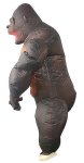Kostým gorila nafukovací – oblek King Kong s ventilátorem na Halloween a karneval