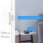 Mini senzor za odpiranje vrat in oken - mobilna aplikacija s podporo za WiFi (iOS / Android)