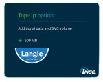 LANGIE SIM ULTRA с 500MB - 2G/3G/4G/LTE за превод в 150 страни с валидност до 10 години