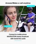 Каска с камера за велосипед/мотор/тротинетка с Bluetooth (Handsfree) с мигачи