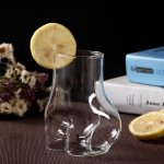 Pohár zadok sklenený 450 ml – pohár sklenený 450 ml v tvare pozadia