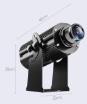 LED Gobo рефлектор 200W до 100m - светлинна проекция на вашето лого върху сгради и стени