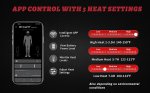 Smart vyhřívané vložky do bot – elektrické hřejivé vložky+ ohřev do 65 ℃ + App (iOS / Android)