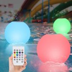 Reproduktor plávajúci na vode ako balón s 5W Bluetooth IP67 vodotesný - RGB LED farebný