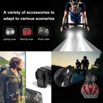 Multifunkčné svetlo na bicykel + FULL HD kamera + 3 režimy LED osvetlenia