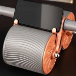 Posilňovací roller – automatický 2v1 valec na brušné svaly s časovačom