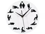 Hodiny Kamasutra nástěnné – nástěnné hodiny s motivem Kamasutry 30 cm