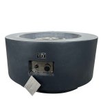 Kruhové ohniště na plyn - betonová ohniska do exteriéru OMUR 80x40 cm