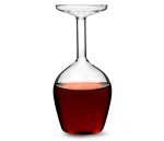 Pohár na víno obrátený – vínový pohárik otočený „naopak“ 350 ml