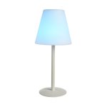 RETRO solárna LED lampa záhradná s RGB/bielym svetlom a 1200mAh bateriou