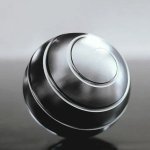 Guľa kinetická – antistresová gulička rotujúca s efektom víru 4 cm
