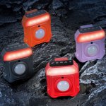 Mini osobný alarm so sirénou 130 dB a pohybovým senzorom – smart bezpečnostné zariadenie 7v1