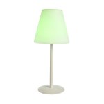 RETRO solárna LED lampa záhradná s RGB/bielym svetlom a 1200mAh bateriou