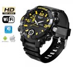 Wifi reloj espía cámara resistente al agua con 16GB de memoria