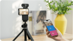 WiFi vlogovacia kamera 4K/5K + 3,5" otočný dotykový displej (180°) + IR LED – model Ordro M3