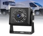 Set retromarcia con telecamera HD e monitor LCD da 7", visione notturna LED IR 11x + sensore di parcheggio 6x