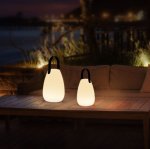 LED dekoračné svetlo s rúčkou - Vajíčko prenosné prepínanie až 8 farieb s IP44 krytie
