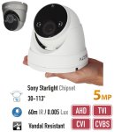 Profi kamera AHD 5MP + 40m IR + varif.objektív 30-113 °