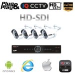 Set Cameră HD SDI - 4x Cameră 1080P + HD SDI DVR 2TB
