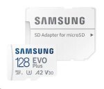 Scheda di memoria da 128 GB Samsung micro SDXC EVO+ con adattatore SD