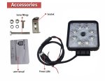 Vodotesné cúvacie kamery s uhlom záberu 120° a pracovným osvetlením 8x LED s výkonom 1154 lm