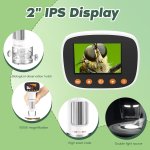 Detský mikroskop - všestranný mikroskop s Wifi s 50-1000x priblíženie s LED