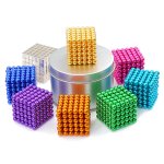 Guličky na kreatívne skladanie Neocube - Magnetické guličky farebné 5mm
